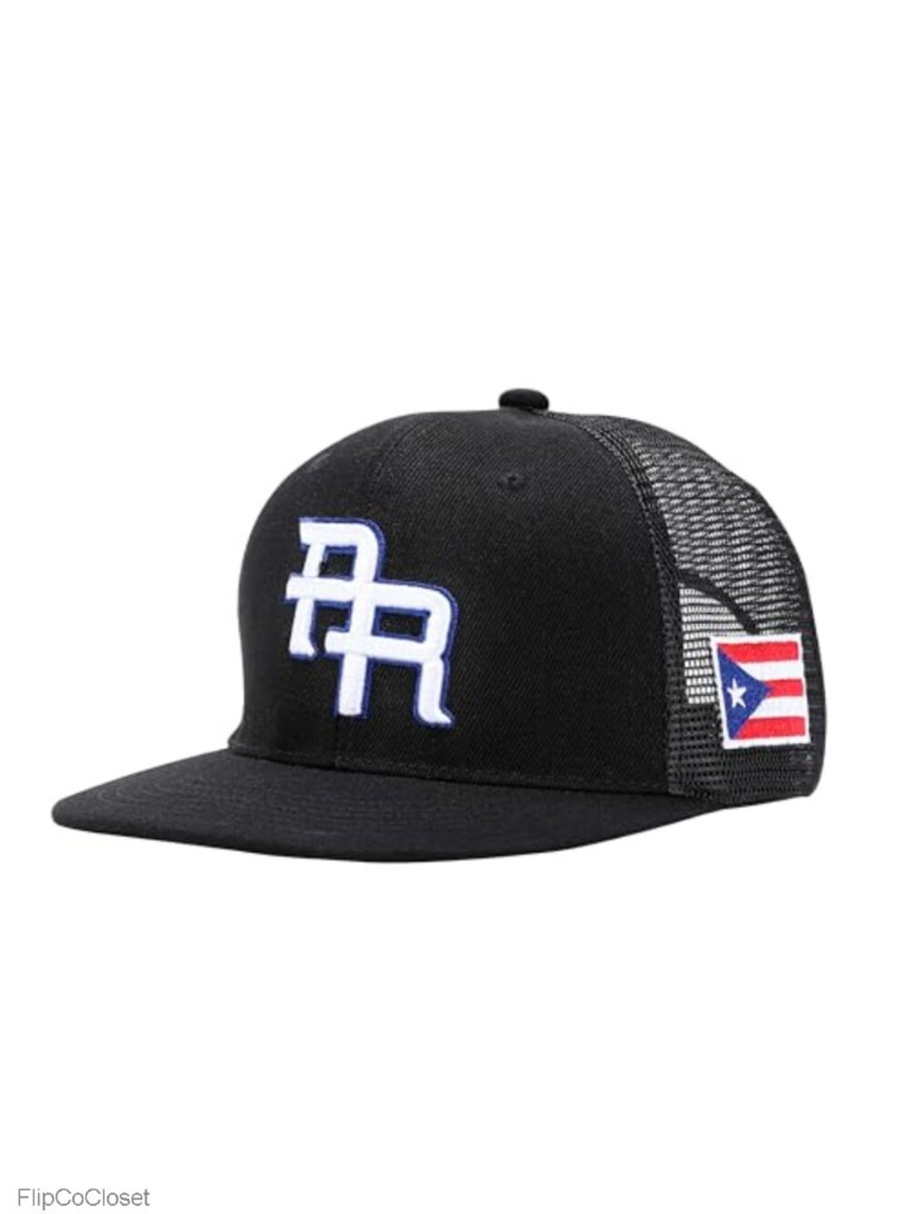 Puerto Rico Flag Embroidered Baseball Cap Unisex Adjustable Snapback